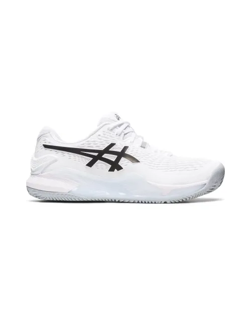 Asics Gel-Resolution 9 Clay Blanco Negro | Ofertas de pádel